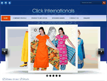 Tablet Screenshot of clickinternationals.com